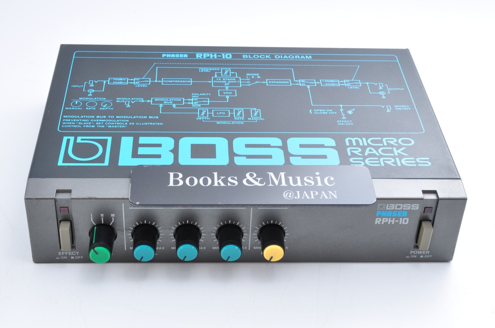 Boss RPH-10 Phaser Micro Rack Made in Japan Working 0719X4-7