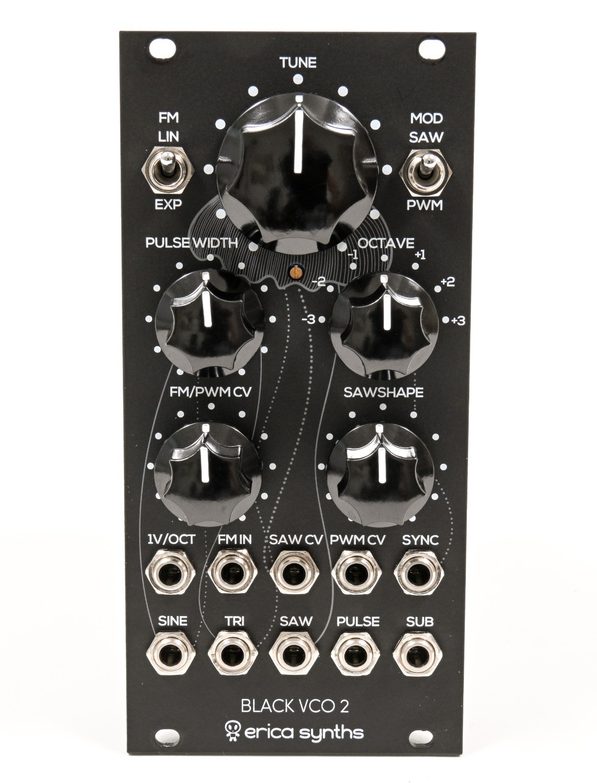 Erica Synths Black VCO 2 Analog VCO Eurorack Synth Module