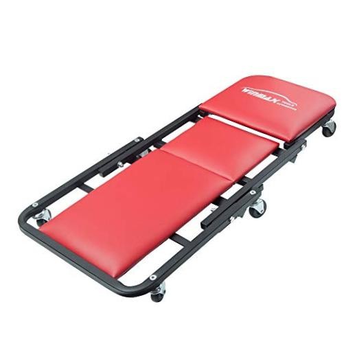 41" Foldable Heavy Duty Z Creeper Seat Rolling Chair Mechanics Garage 2 in 1