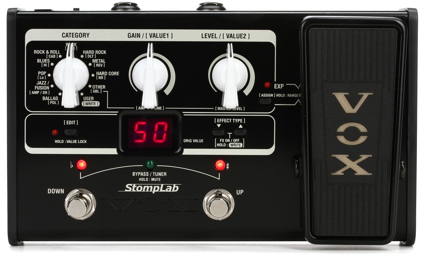 Vox StompLab IIG Modeling Effects Pedal (3-pack) Bundle