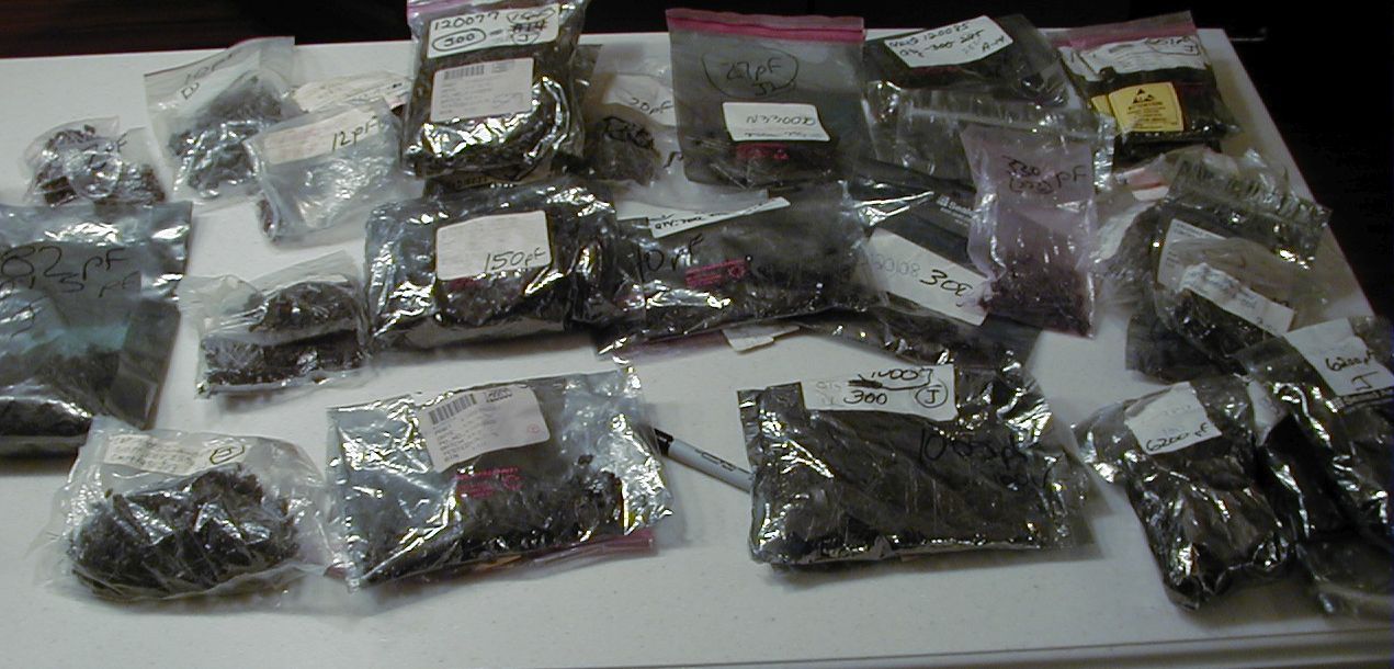 SILVER MICA caps,Ass't , mix & match U choose 40 pcs. NOS 65 values, New Values