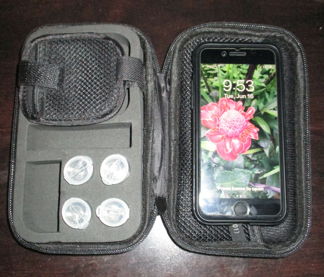 Shure Lavaliere Microphone/Accessories/Cell Phone Case-Convenient Storage!