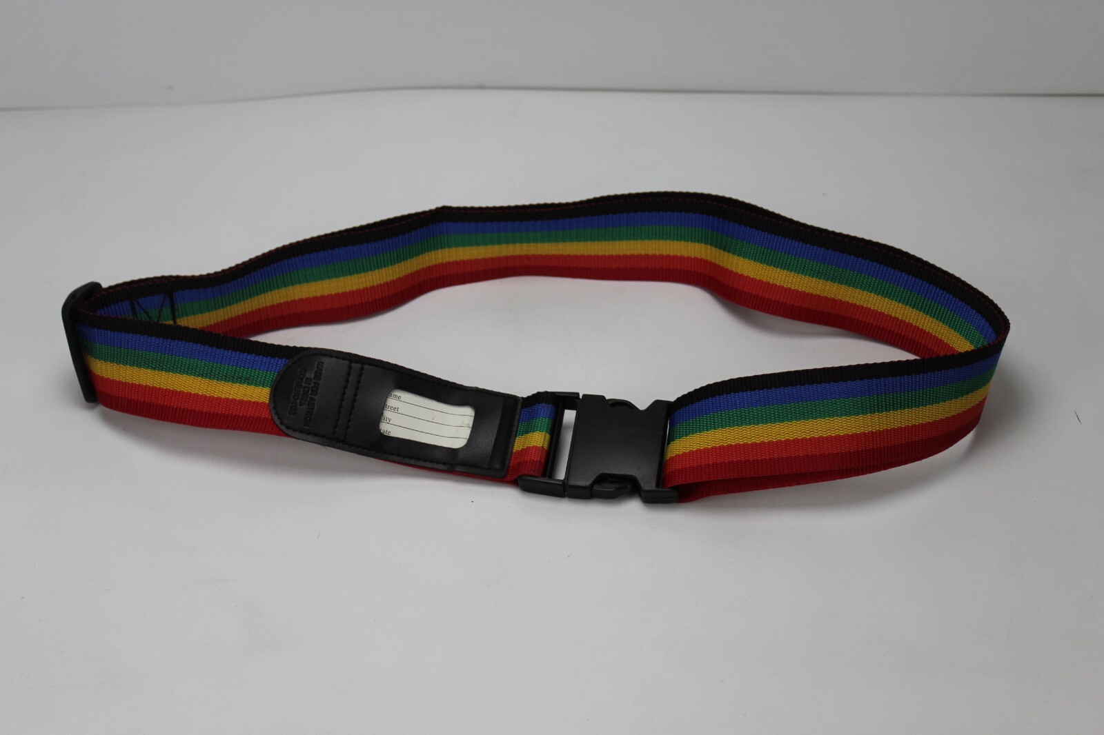 Vintage Rainbow Luggage Strap Suitcase Strap