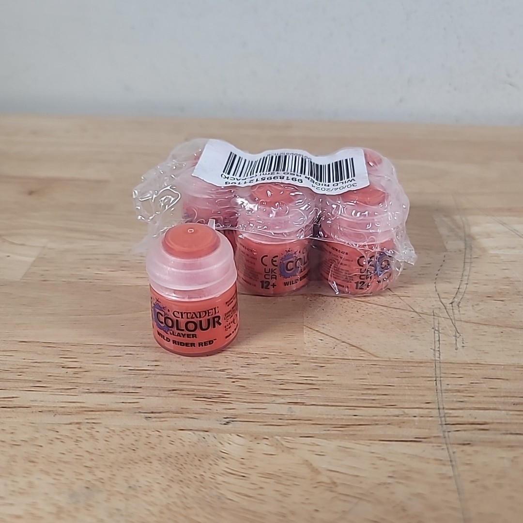 Wild Rider Red Games Workshop Citadel Colour 12ml Lot Of 6
