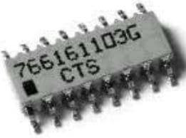 10Pcs 766161333GP Resistor Networks & Arrays 33Kohms 16Pin 2% Bussed
