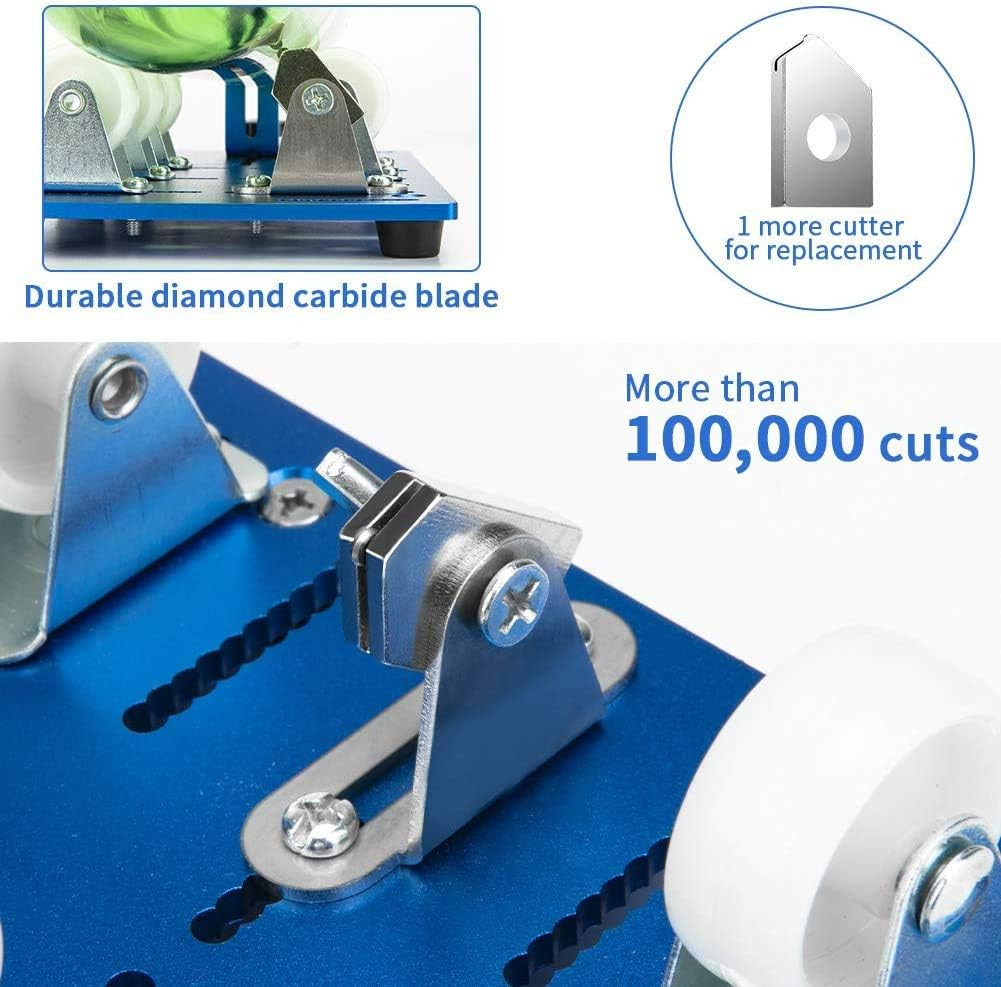 Glass Upgraded Bottle Cutting Machine for Cutting Round, Oval Bottles, Home Cra