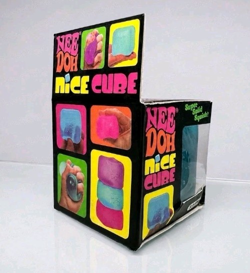 Nee Doh Nice Cube Blue