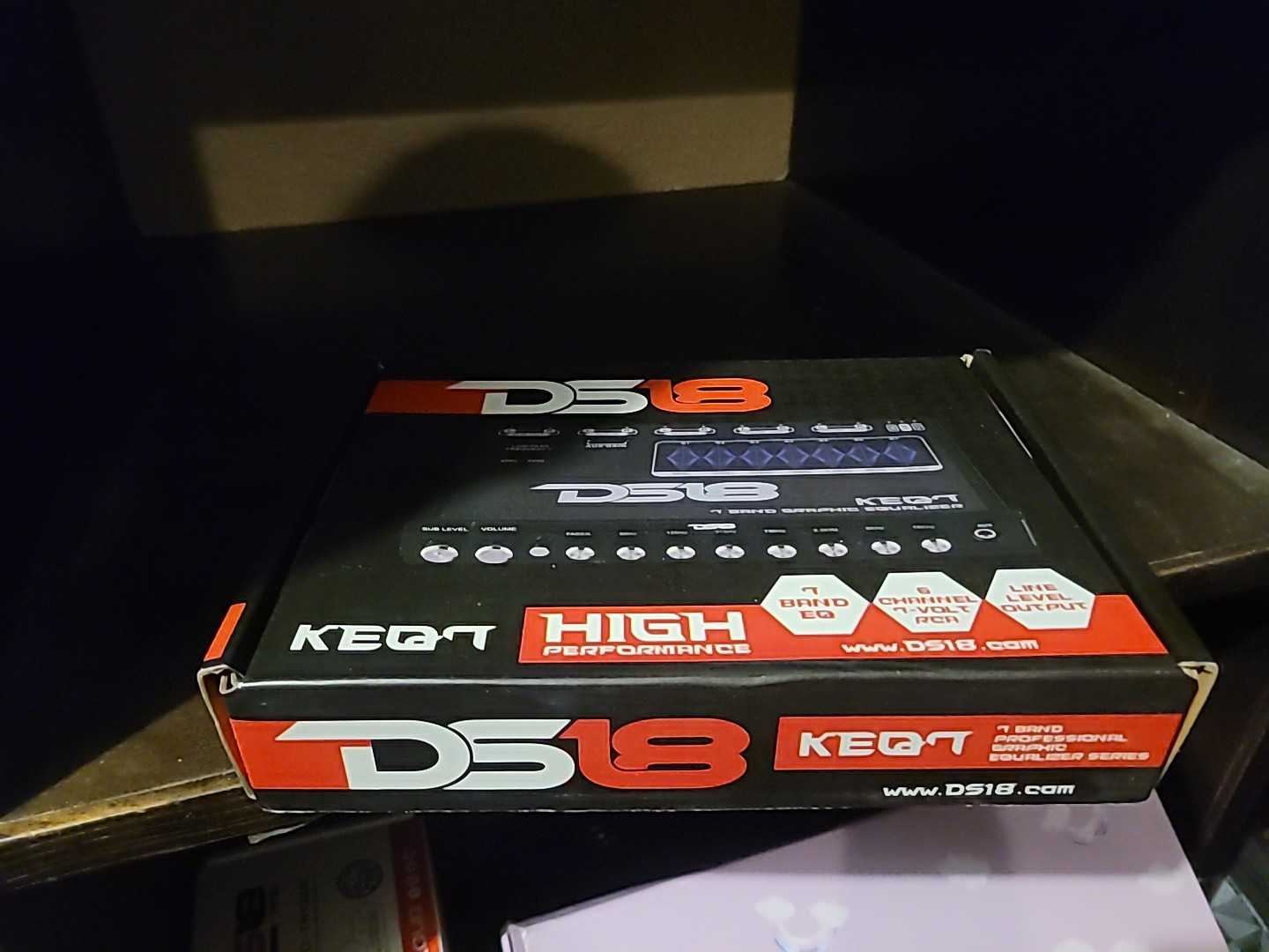 DS18 7 Band Equalizer 1/2 Din KEQ7 New