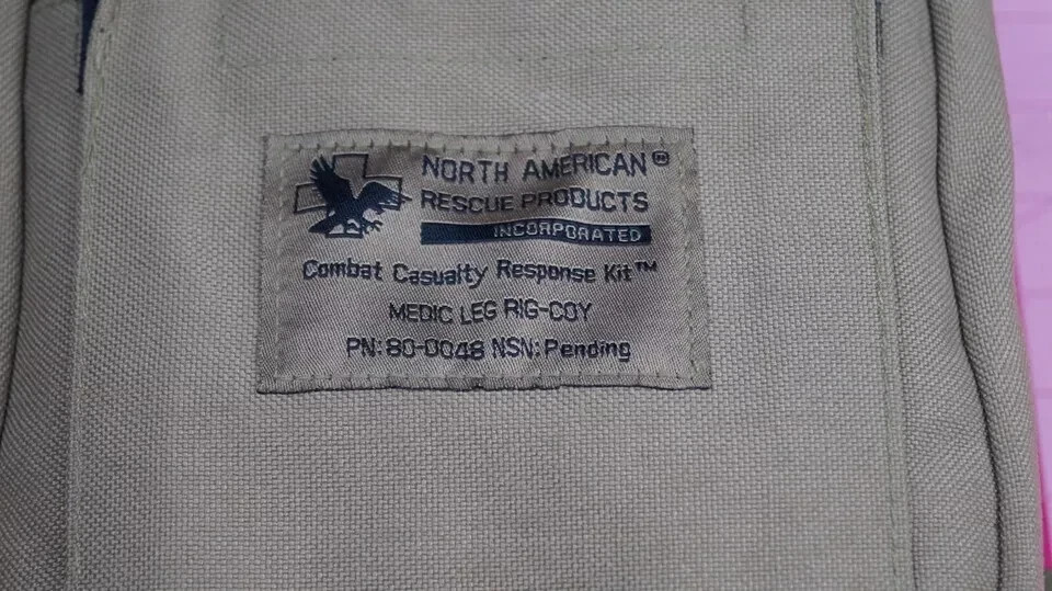 North American Rescue Combat Casualty Response Kit With Med Supplies See photos