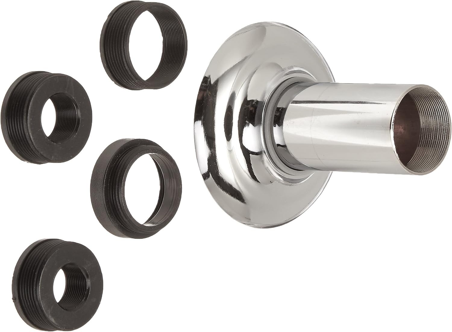 Danco Universal Tube & Flange Assembly Brass Chrome 10307