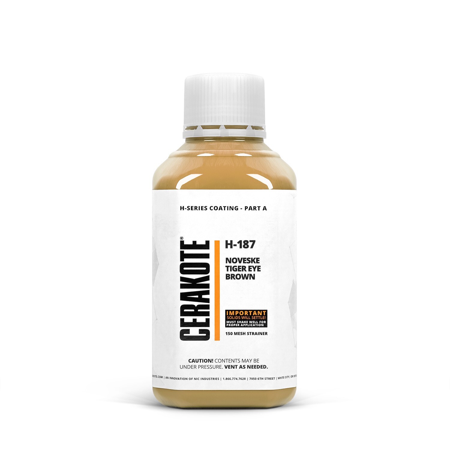 CERAKOTE® H-SERIES Oven Cure Coating with PartB H-187 NoveskeTigerEyeBrown4oz