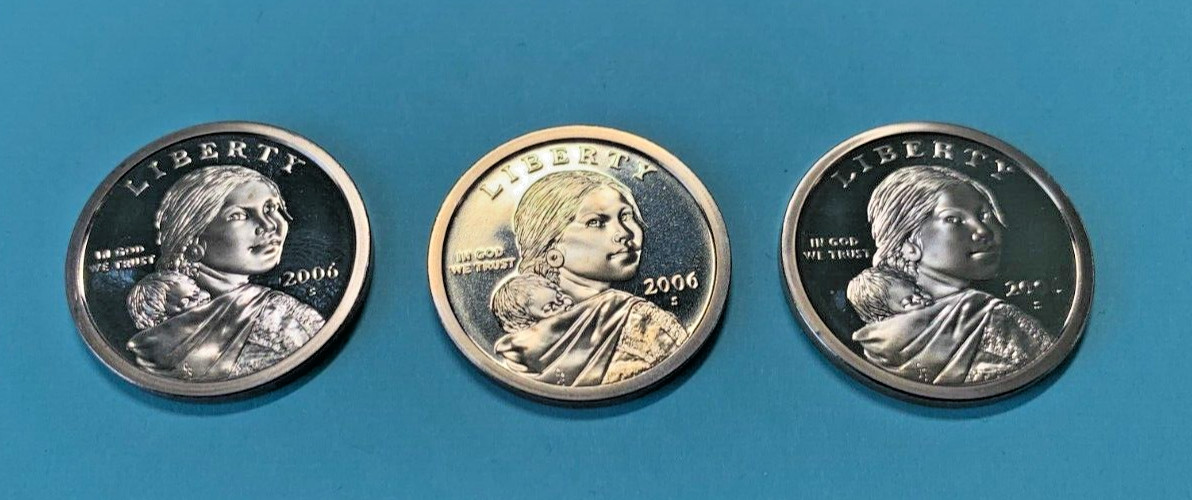 2006-S Sacagawea  dollar,  proof. NO RESERVE.