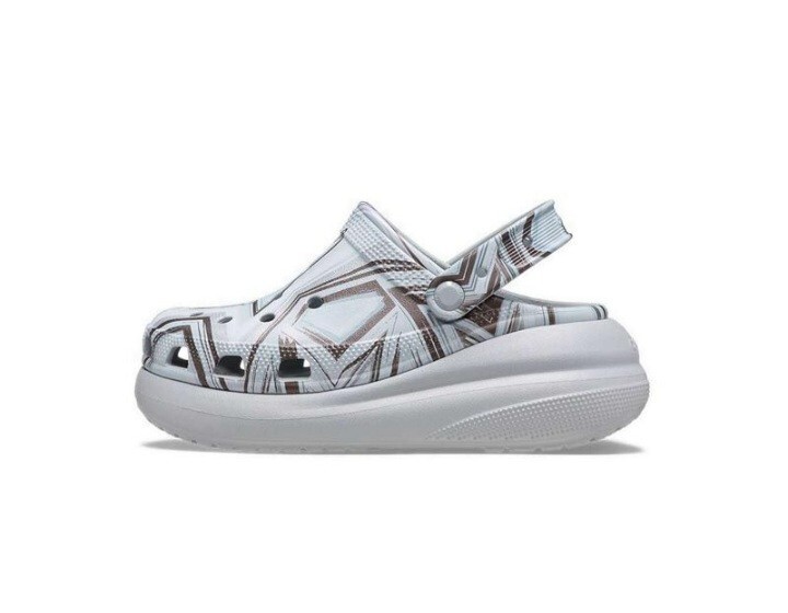 Crocs Men and Women's Classic Crush Disco Clog Shimmer Multi