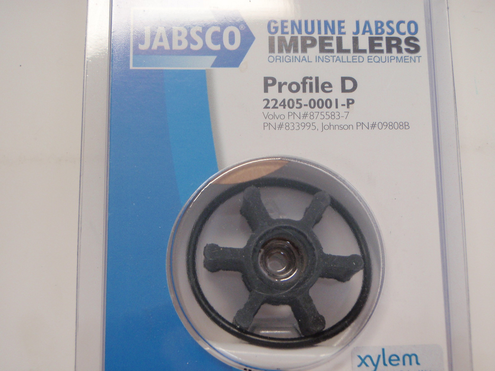 IMPELLER 224050001P FOR JABSCO PUMPS TRANSFER OIL WATER MULTI PURPOSE PUMP KIT