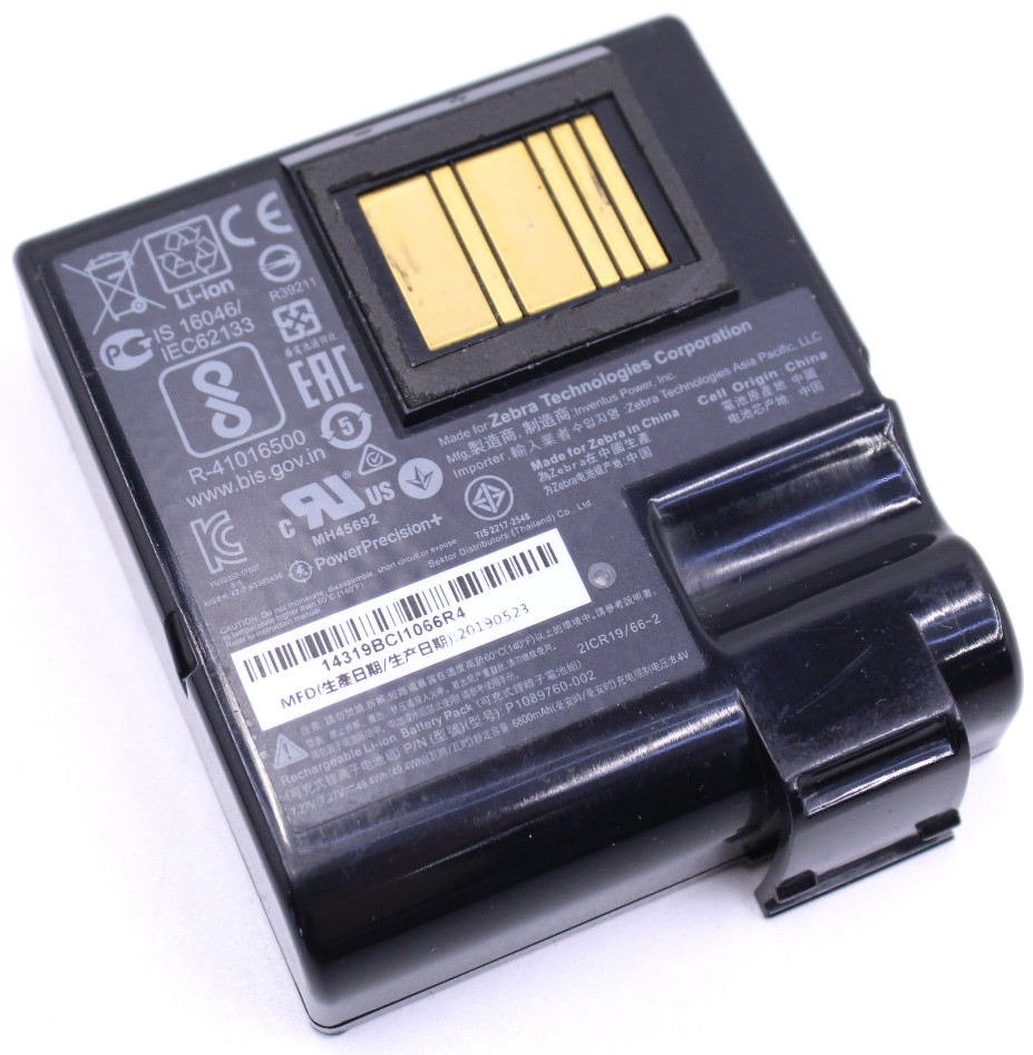 Zebra P1089760-002 Mobile Printer Battery Pack - Tested