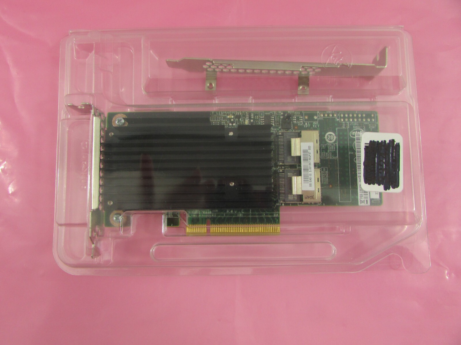 Intel DAS6IPC18C0 SAS Dual Port PCIe S61 RAID Controller G35839-003 with FH & LP