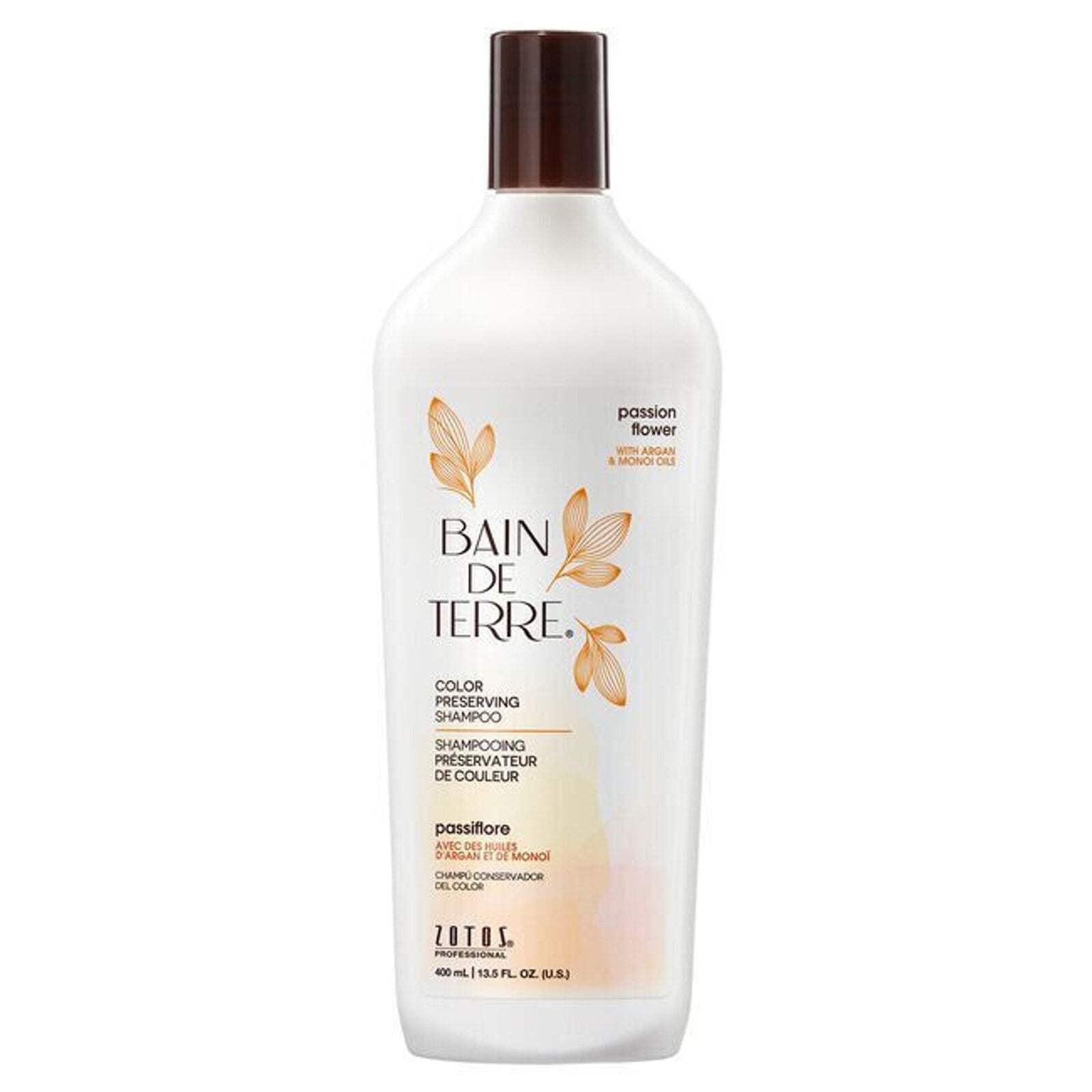 Bain De Terre Passion Flower Color Preserving Shampoo & Conditioner 13.5 oz Du