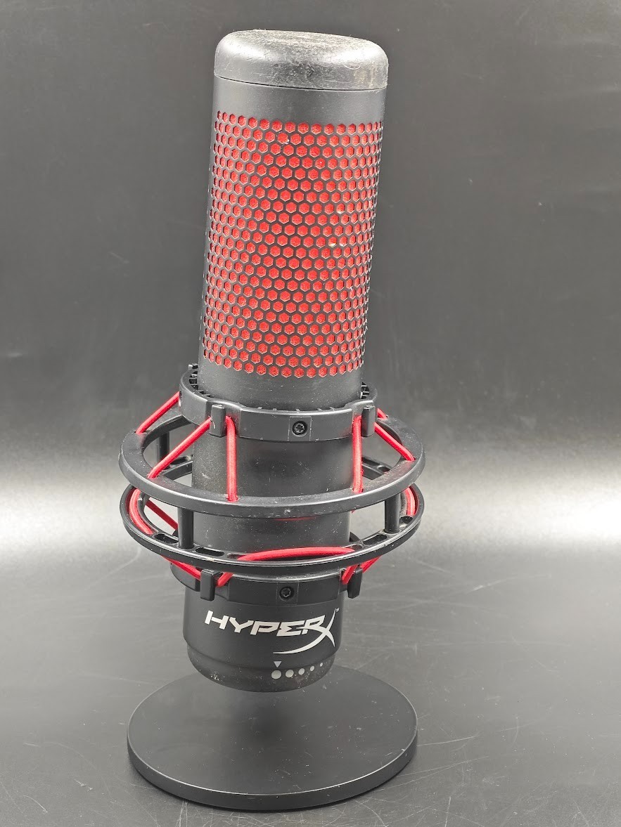 HyperX QuadCast Microphone Black/Red Used Working