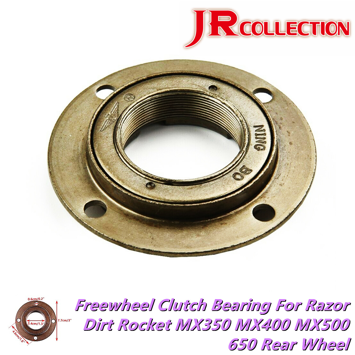 Freewheel Clutch Bearing For Razor Dirt Rocket MX350 MX400 MX500 650 Rear Wheel