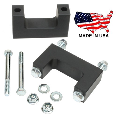 2" Rear "T" Style Shock Extender Kit Rwd Pontiac 60's-90's A, G, F, X Body Cars