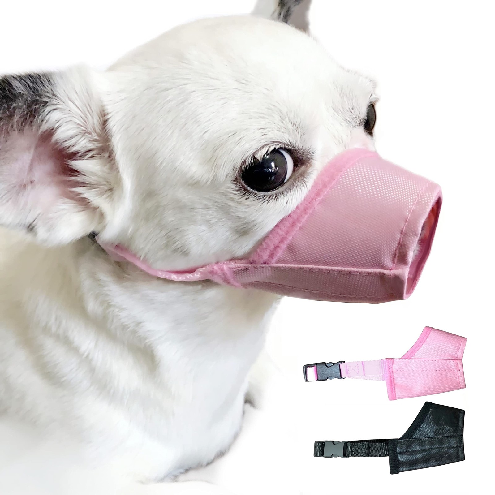 MoiiLavin Dog Muzzle XS (2 PCs) Soft Air Mesh for Small Dogs with Long Snout ...