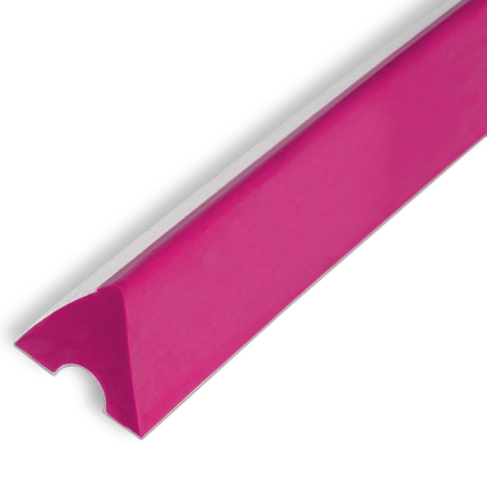 OKKO K55 Pool Table Rail Rubber Magenta 48", for 9 ft pool tables, Set of 6
