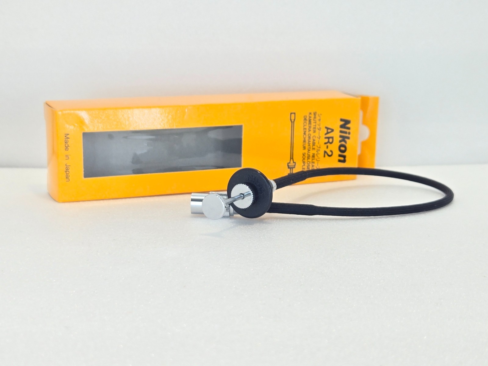 [Unused in Box]🎦VIDEO Nikon AR-2 Shutter Cable Release for F FTn FT From JAPAN
