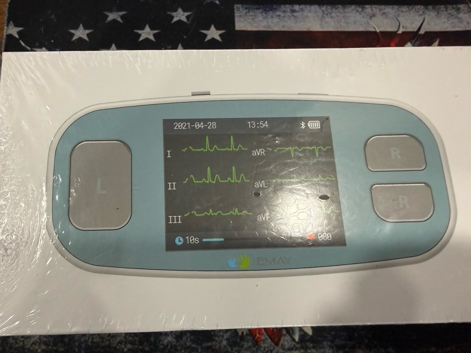 EMAY 6L Portable ECG Monitor - Record ECG & Heart Rate in 6 Channels Sealed