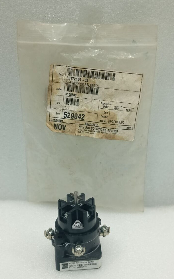 STAHL 8008/2-106 CONTROL SWITCH NEW FAST SHIPPING