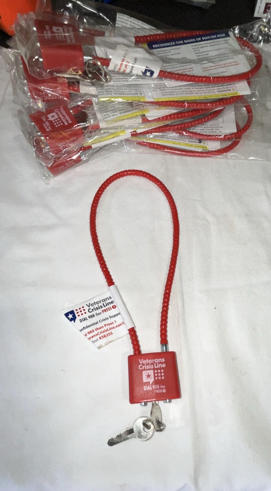 15 Inch Gun Cable locks..LETS MAKE A DEAL…