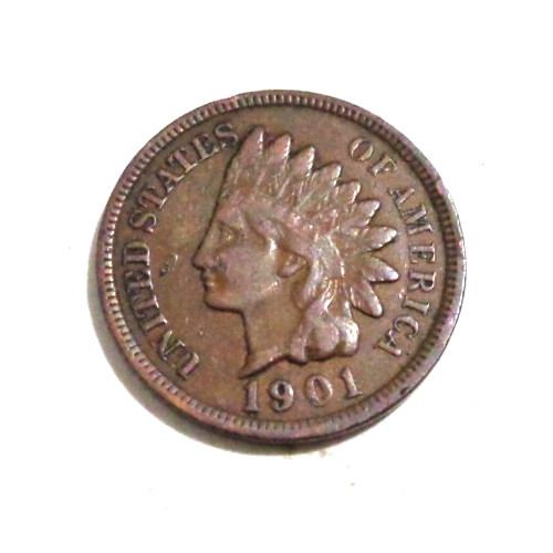 1901 Indian Head US Penny