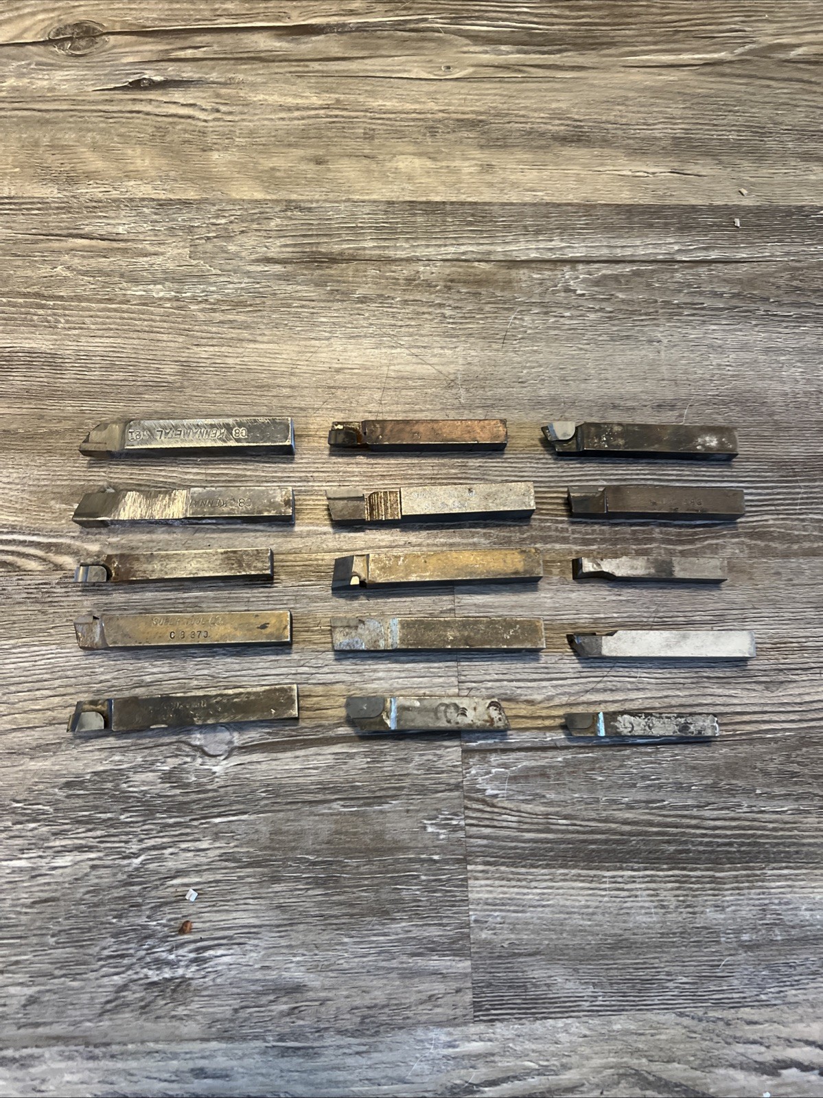 15pc Lathe Tool Bits Lot Carbide & Mixed Brands I USA