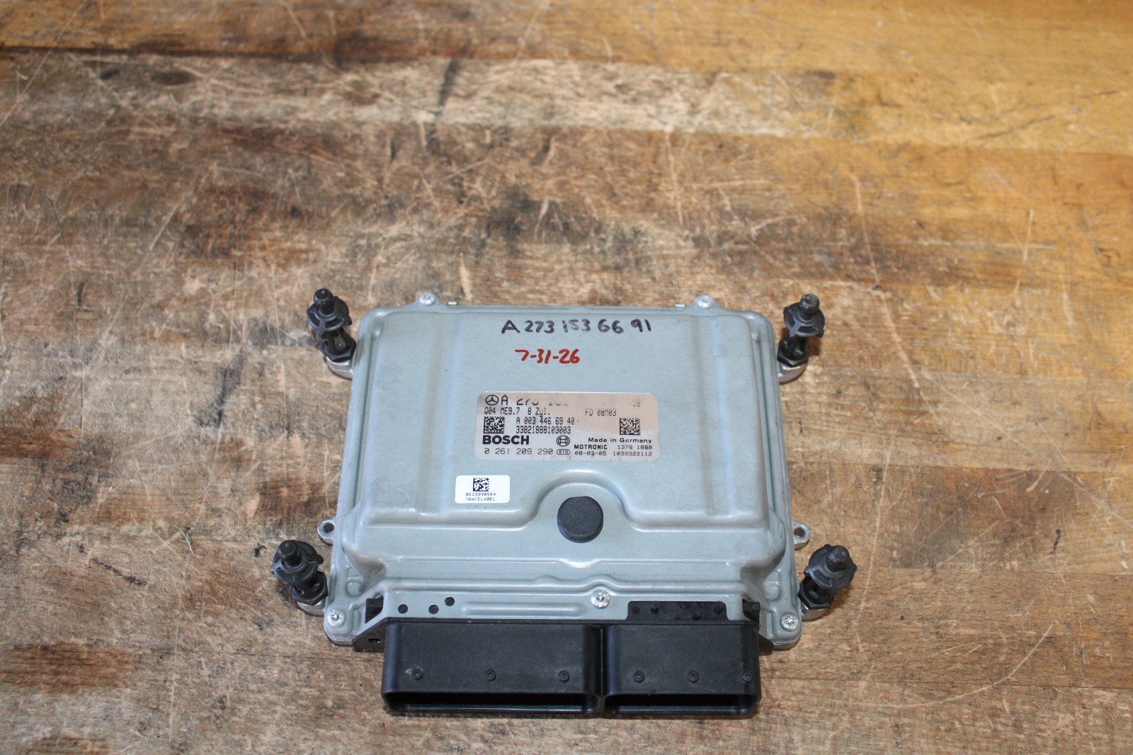 2007-2012 Mercedes CL550 S550 GL450 ECU Engine Control Module A2731536691