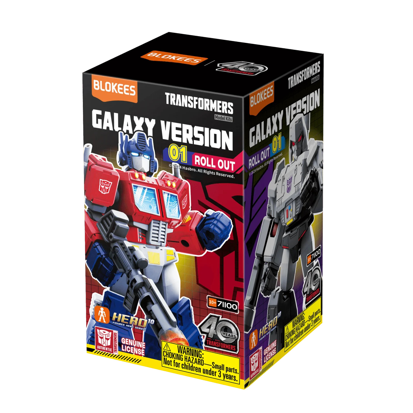 Blokees Transformers Galaxy Version 01 Roll Out
