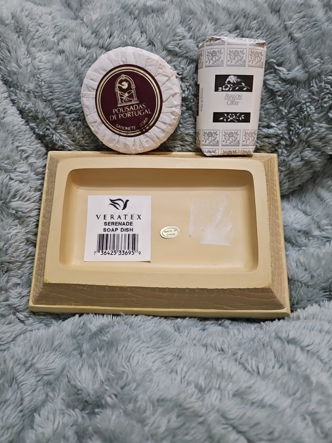 Soap Dish By Veratex & Hotel Soaps Bathroom Set NEW