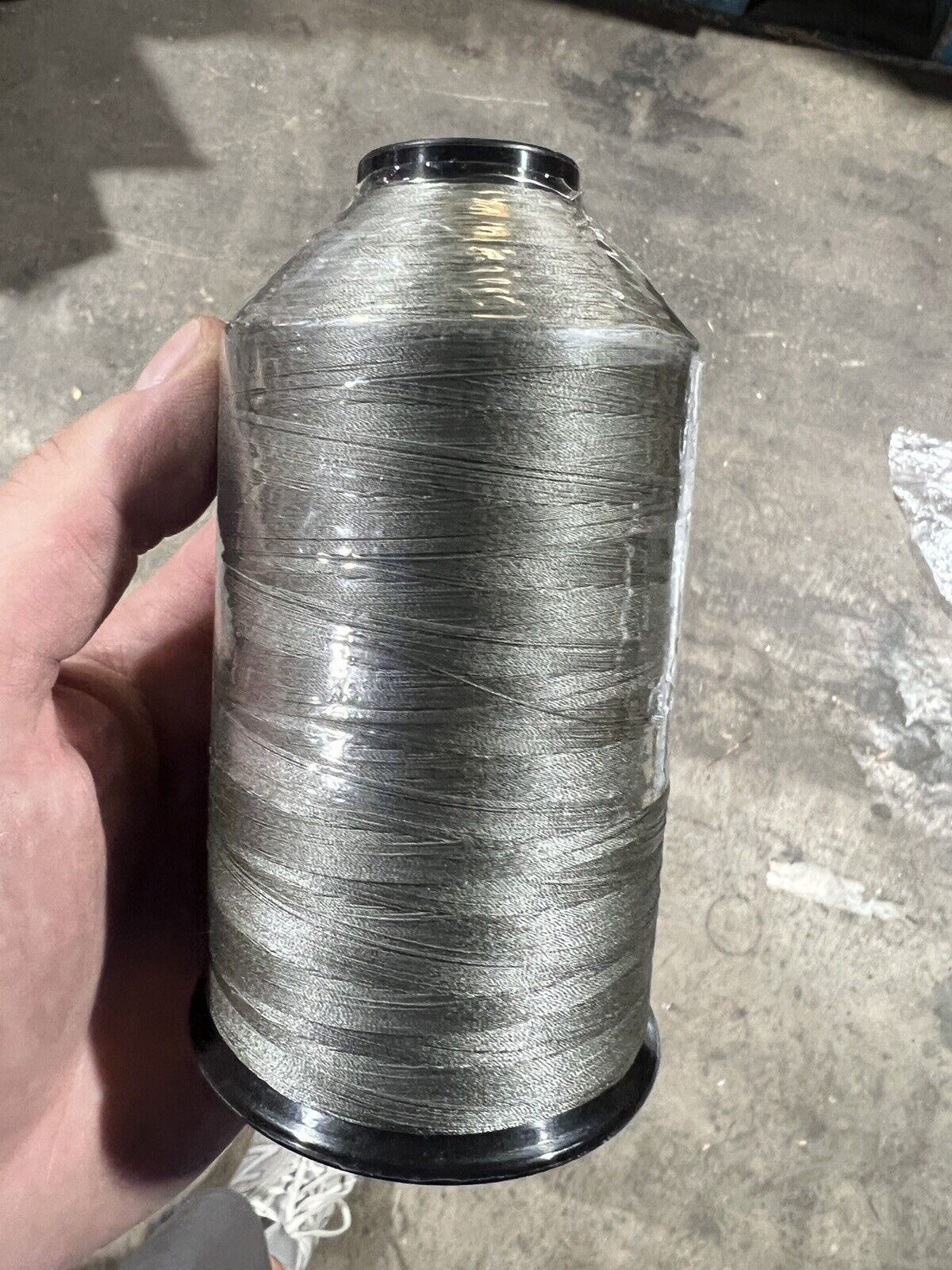 Earth Grey Nylon Thread 8Oz Made in USA by A&E T30 Bonded Nylon