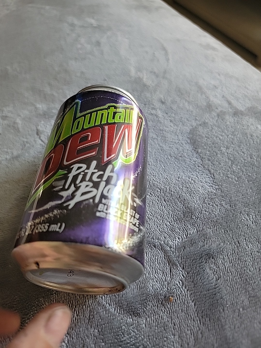 Mountain Dew Pitch Black Can - Limited Edition - Pop-top Unopened empty can