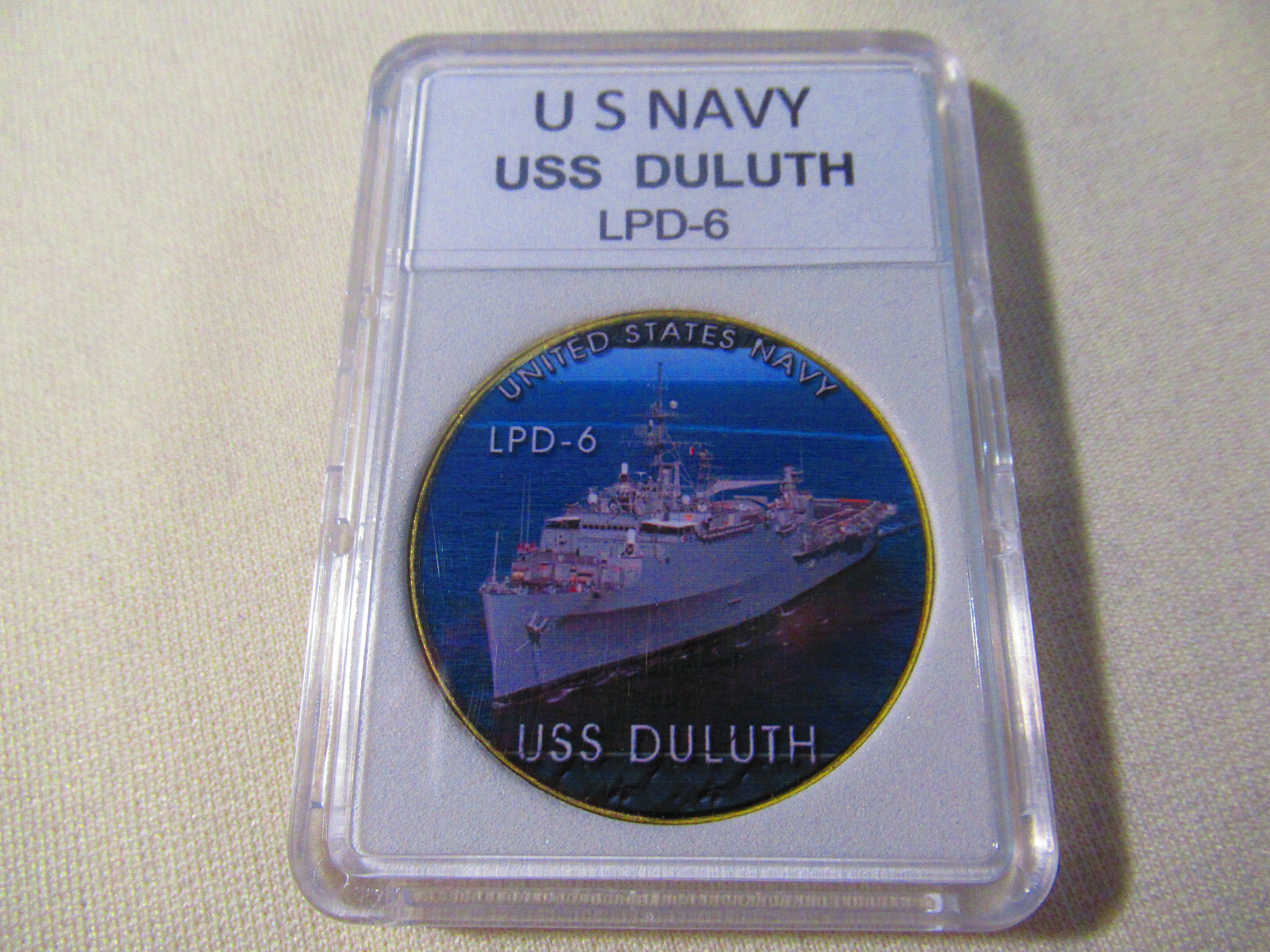 US NAVY - USS DULUTH (LPD-6) Challenge Coin