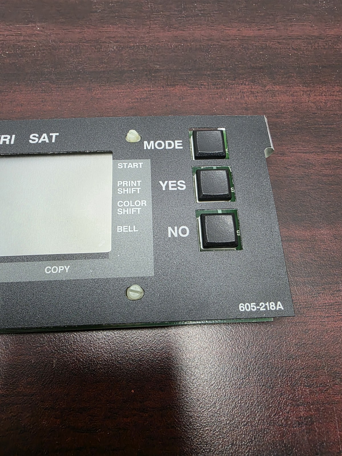 Simplex 1403-9110 Time Recorder LCD Display Screen Control Keypad PCB 605-218A