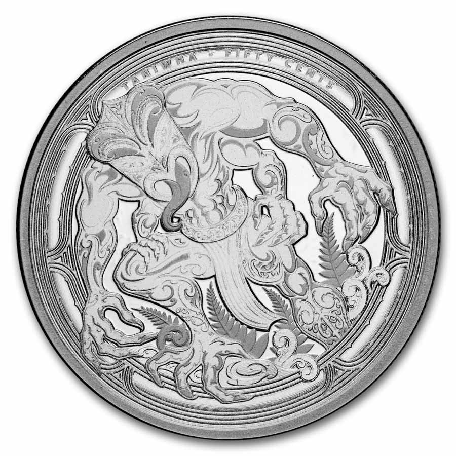 2026 New Zealand 1 oz Silver Dwelling Taniwha: Forest BU