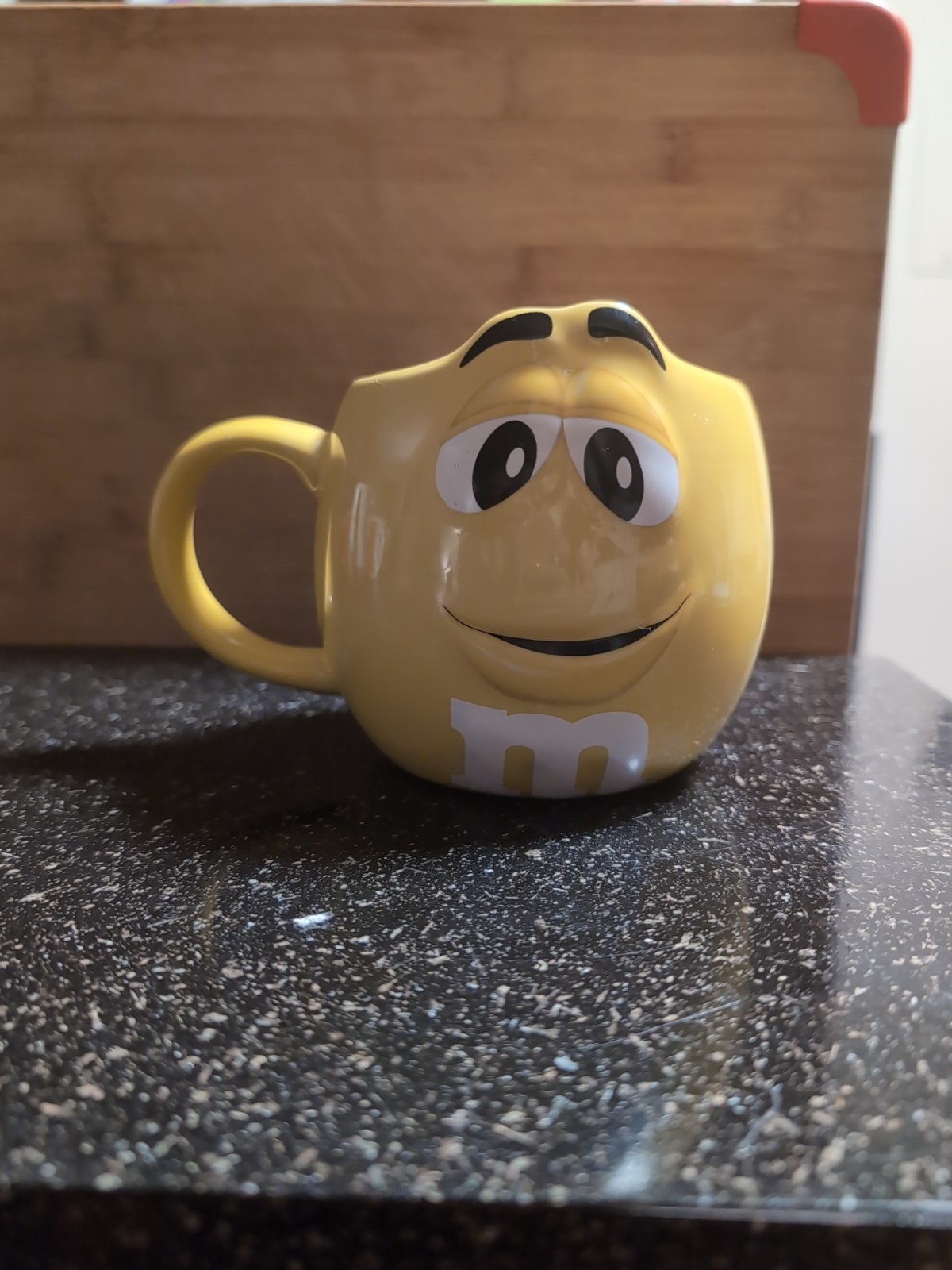 M&M's Yellow Character Mug Candy & Nuts Theme Microwave Dishwasher Safe