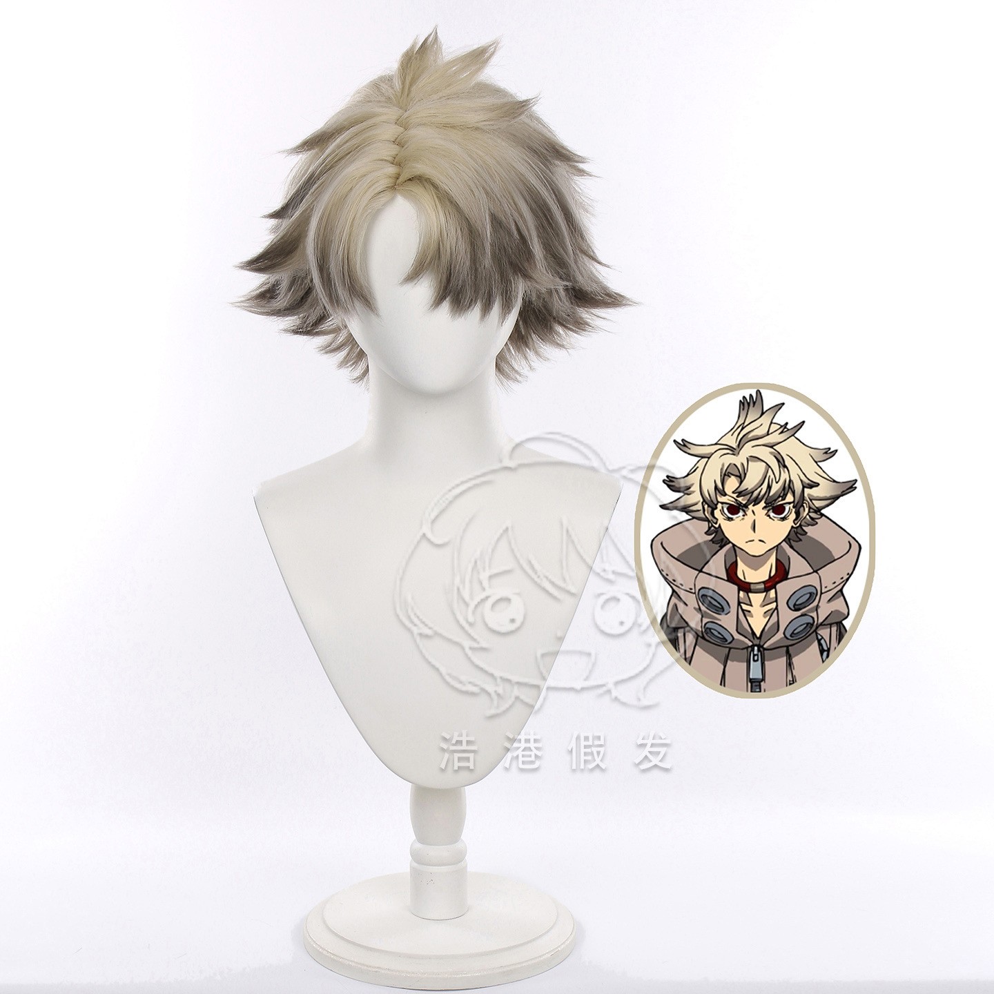 RUDO GACHIAKUTA Women Cosplay Costume Short Party Hair Anime Wig Wigs