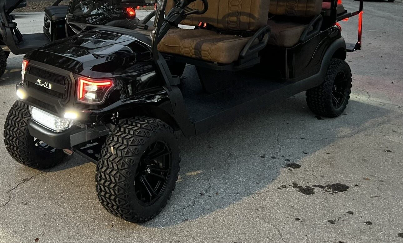UNPAINTED Alpha body kit with Black Light up grill and Lux Color Full Light kit