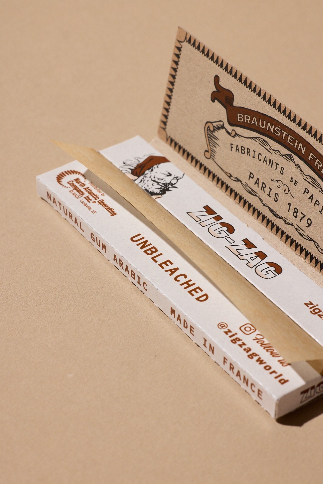 ZIG-ZAG Rolling Papers 1¼ Unbleached - Vintage [Limited Edition] (24-Pack)