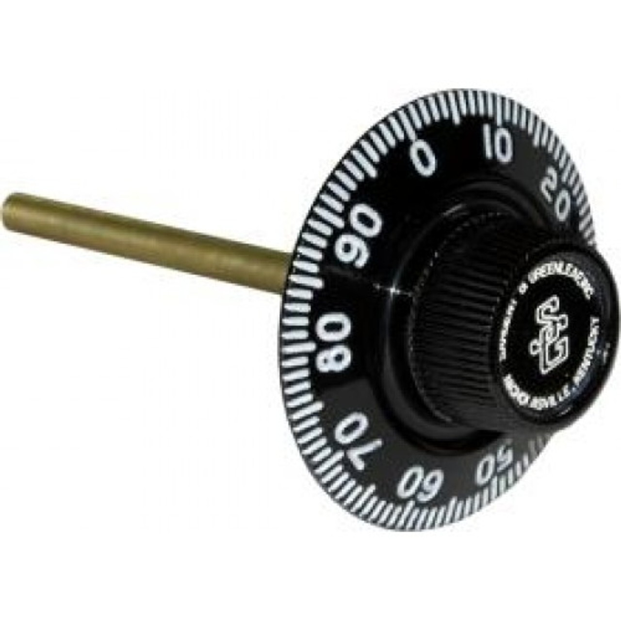 sargent and greenleaf Black Dial 3.75in Diameter