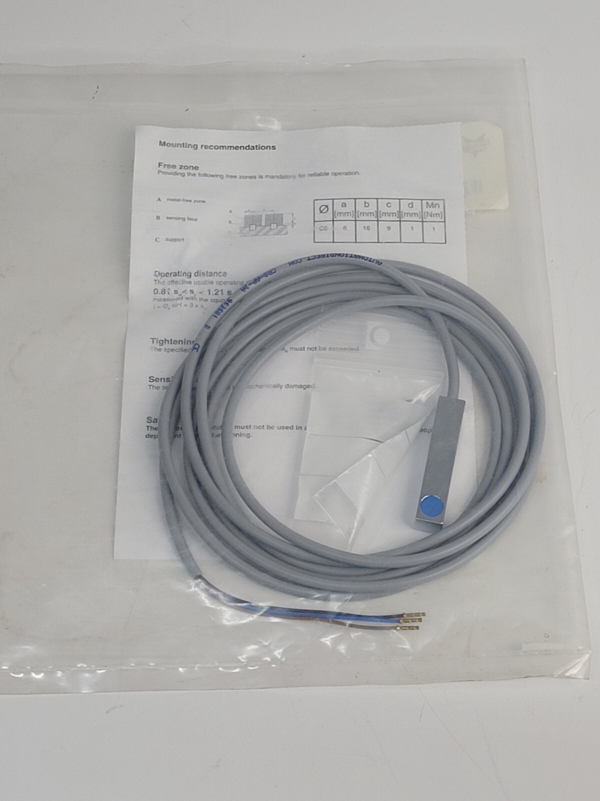 AUTOMATION DIRECT CR8-AP-3A Inductive Proximity Sensor BRAND NEW e17