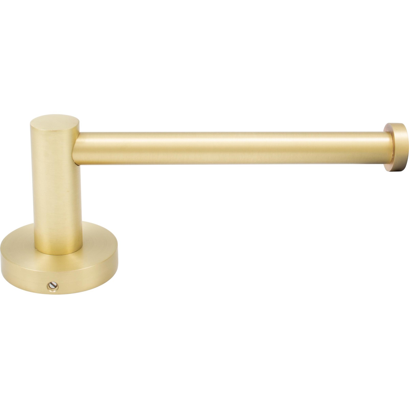 Zurch Post Paper Holder, Satin Brass by Stone Harbor Hardware