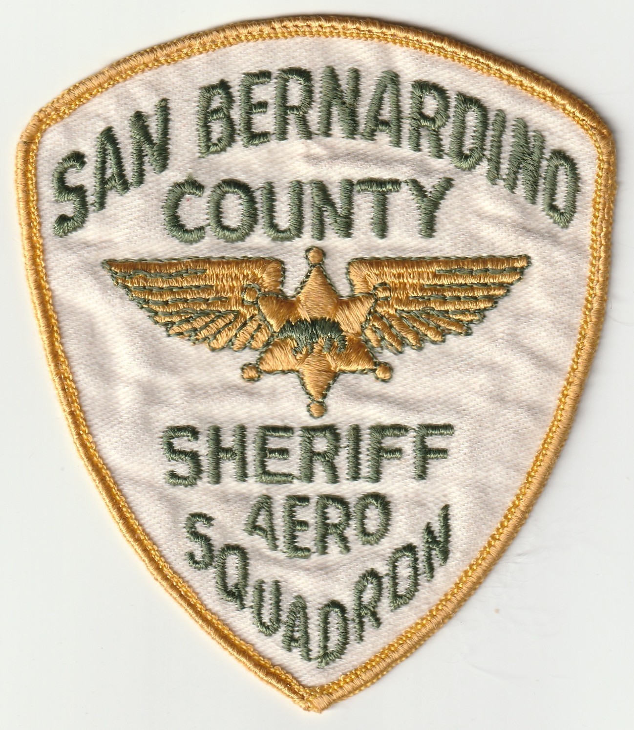 AUTHENTIC - San Bernardino County, California Sheriff Aero Squardon Patch!