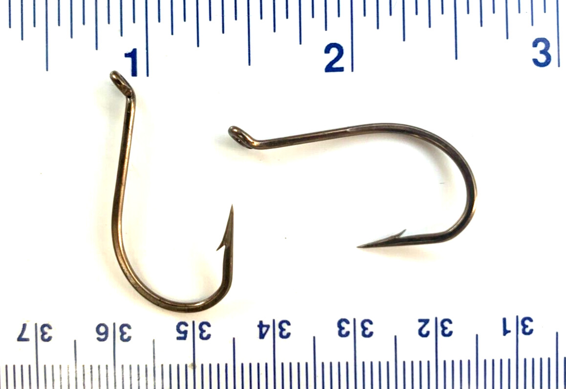 100 VMC 8369BZ 8369 Live Bait Bronze Octopus Fish Fishing Hooks 2/0 From France