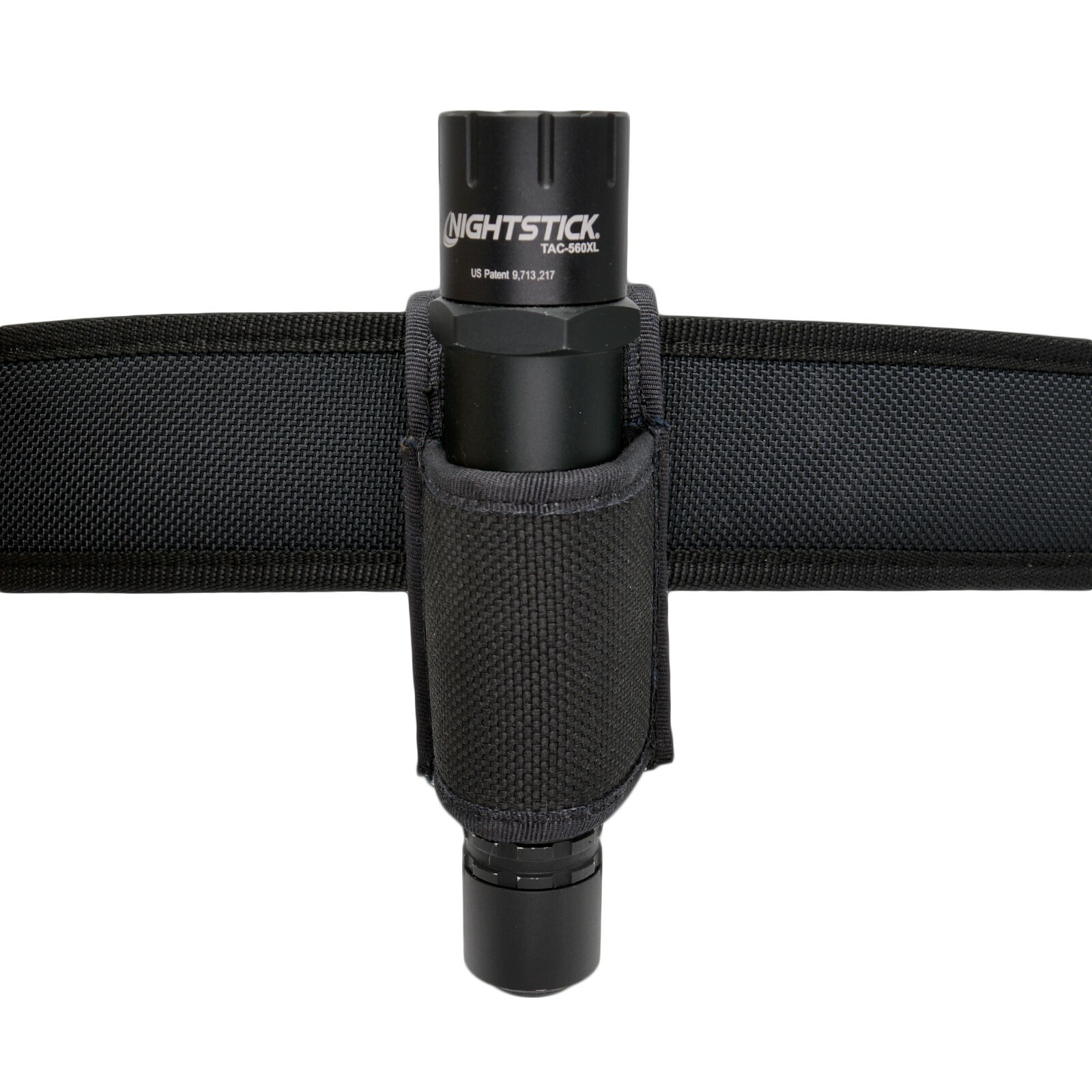 Nightstick Nylon Compact Open Top Bottom Flashlight Holder Holster USB Tactical